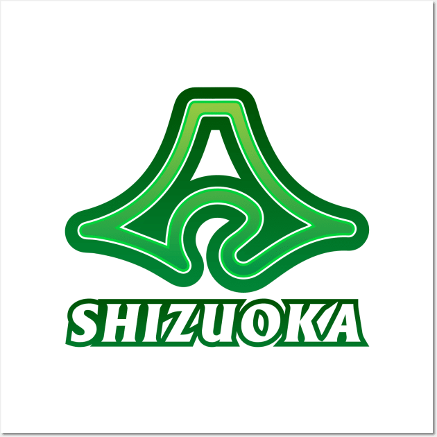 Shizuoka Prefecture Japanese Symbols Wall Art by PsychicCat